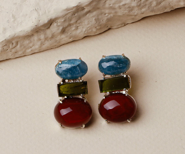 Bugloss: A handcrafted Earrings featuring nan and hues of nan.