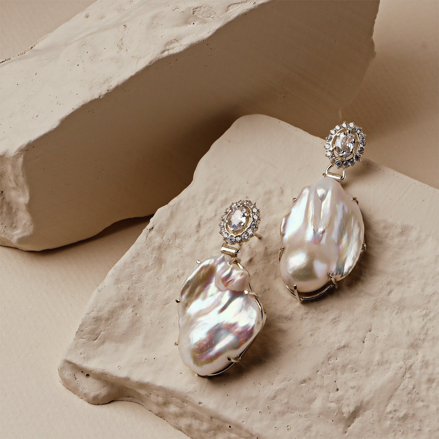 Daisy: A handcrafted Earrings featuring nan and hues of nan.