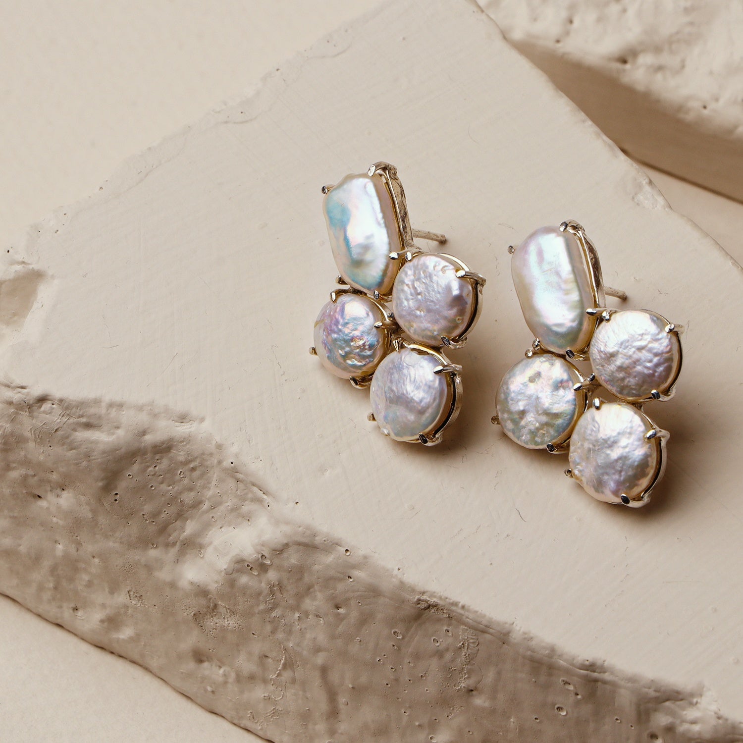 Daylily: A handcrafted Earrings featuring nan and hues of nan.