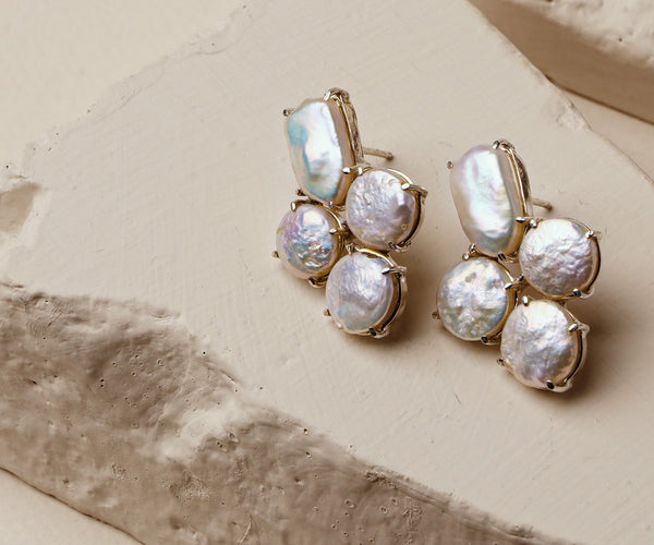 Daylily: A handcrafted Earrings featuring nan and hues of nan.