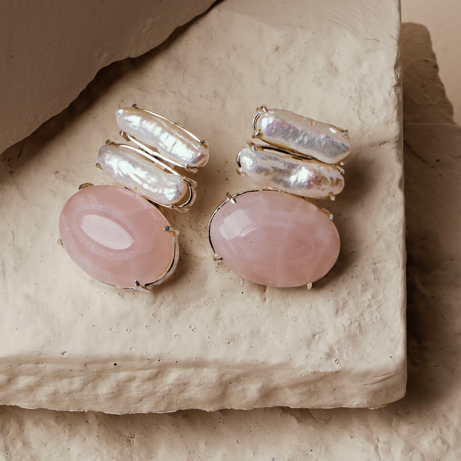 Kalmia: A handcrafted Earrings featuring nan and hues of nan.