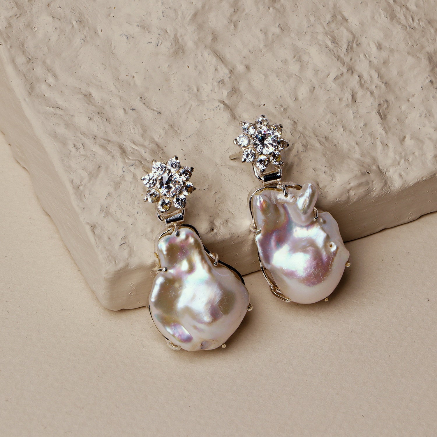 Heath: A handcrafted Earrings featuring nan and hues of nan.