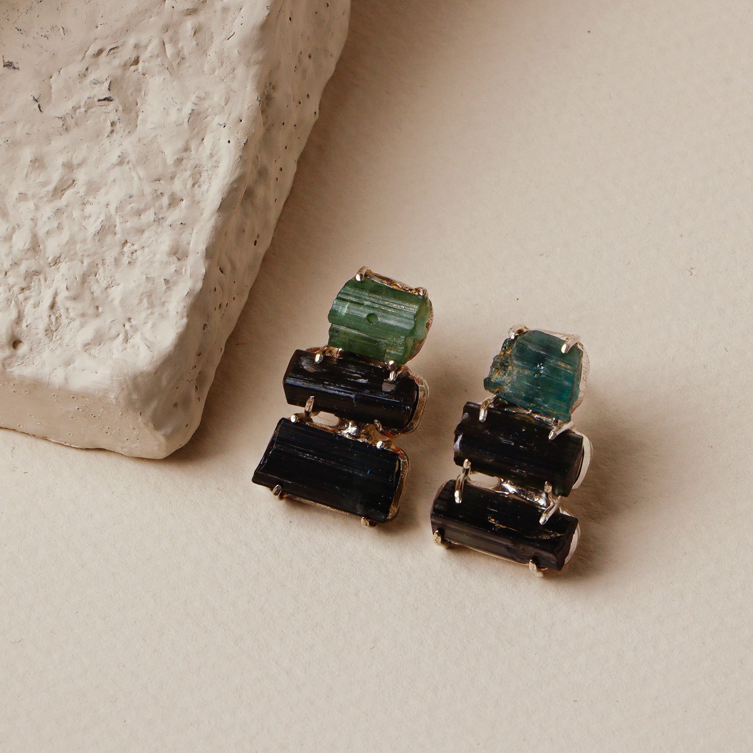 Ivy: A handcrafted Earrings featuring nan and hues of nan.