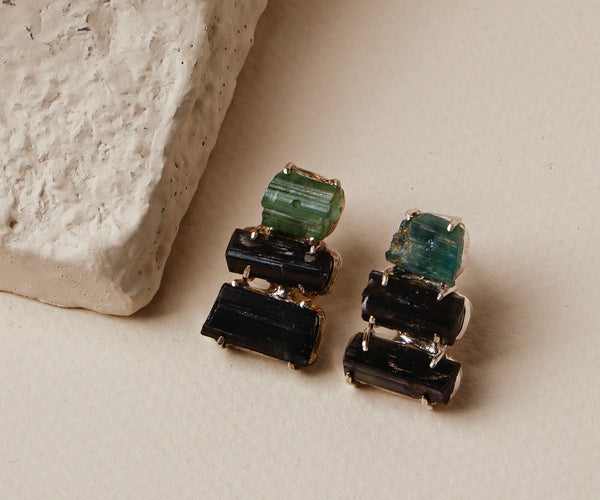 Ivy: A handcrafted Earrings featuring nan and hues of nan.