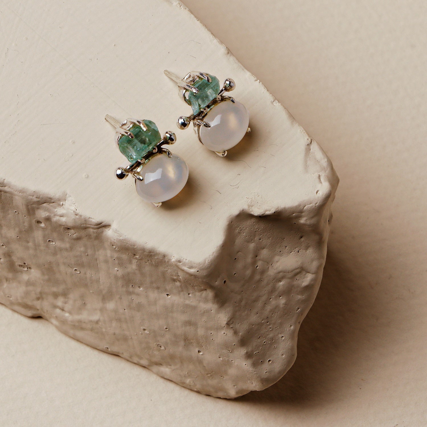 Mistletoe: A handcrafted Earrings featuring nan and hues of nan.