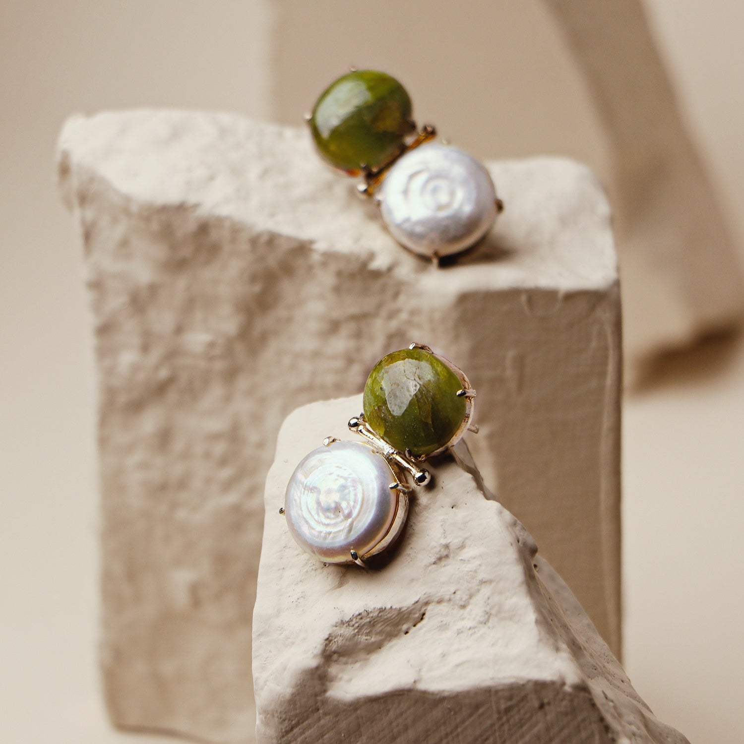 Canna Lily: A handcrafted Earrings featuring nan and hues of nan.