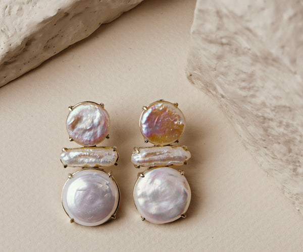 Damineh: A handcrafted Earrings featuring nan and hues of nan.