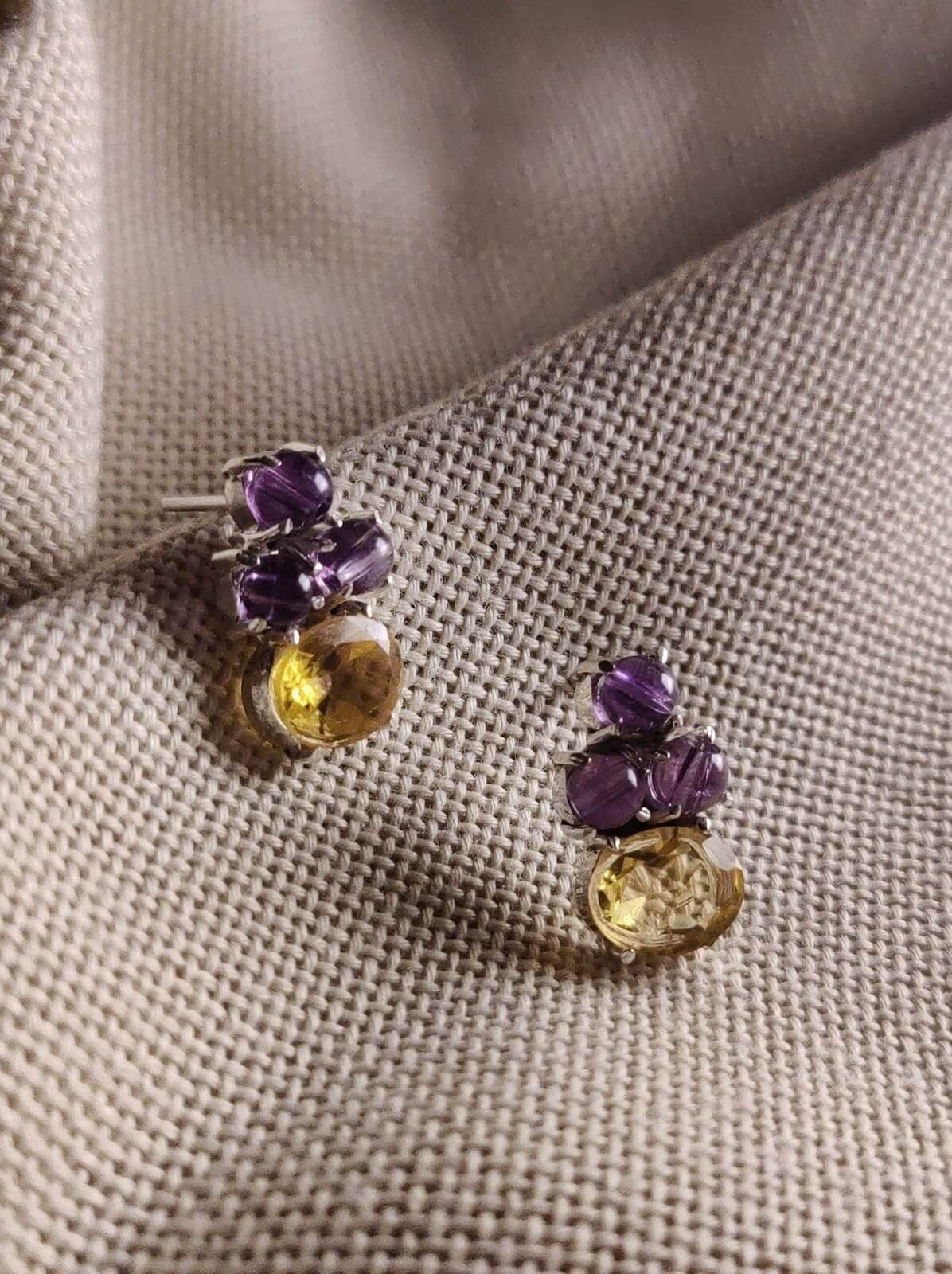 Tansy: A handcrafted Earrings featuring nan and hues of nan.