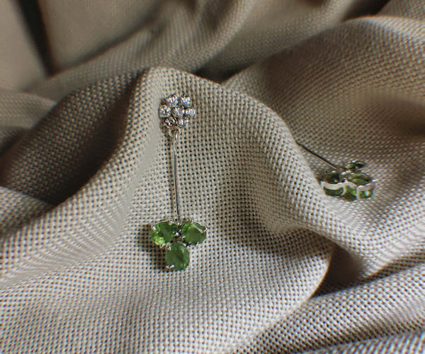 Carnation: A handcrafted Earrings featuring nan and hues of nan.