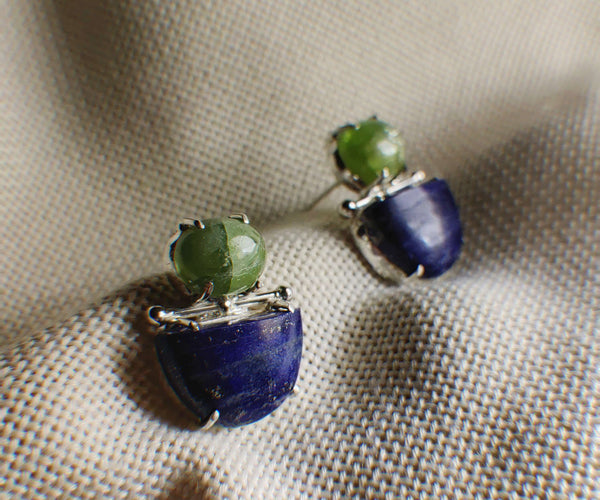 Azalea: A handcrafted Earrings featuring nan and hues of nan.