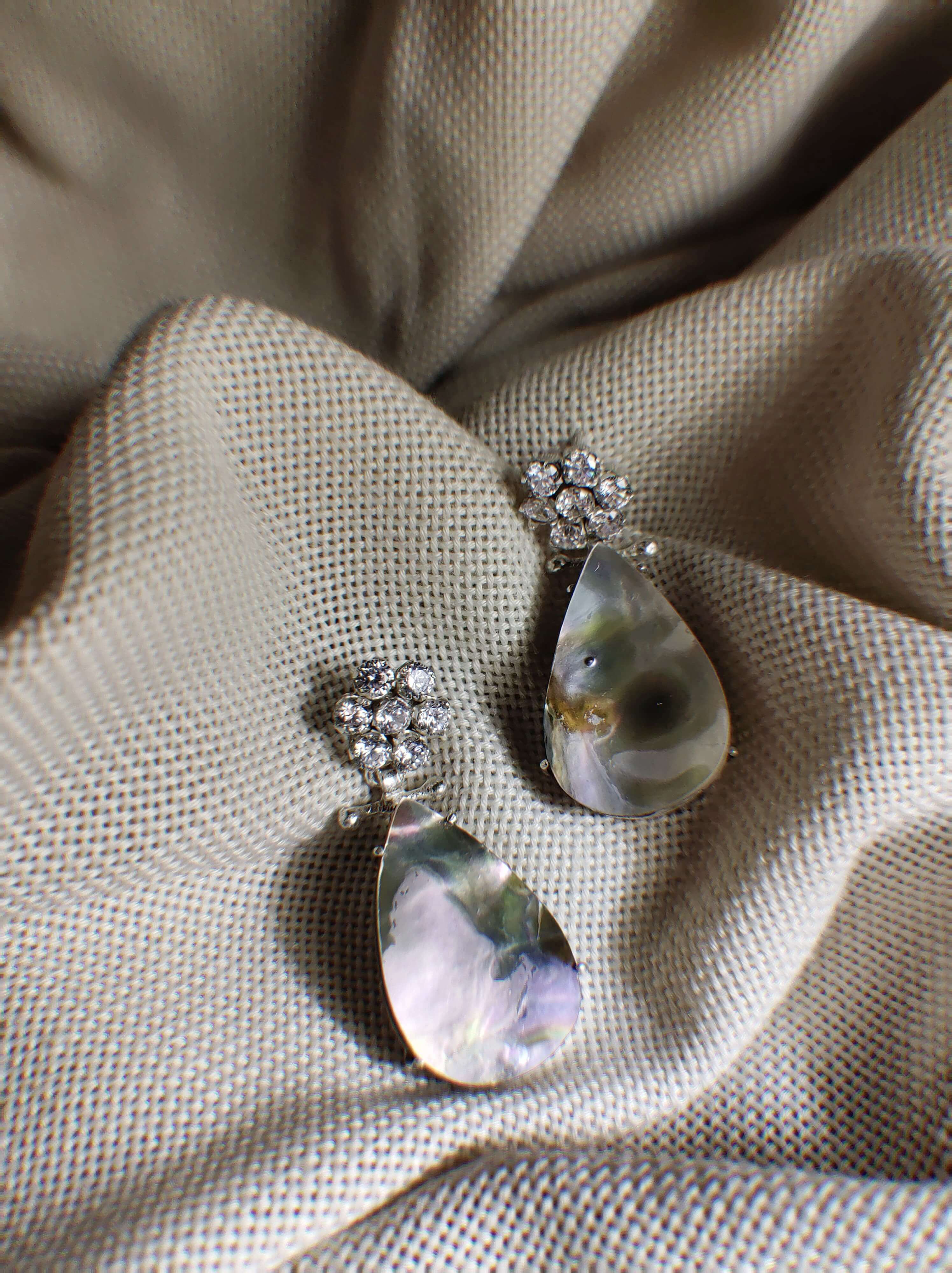 Primrose: A handcrafted Earrings featuring nan and hues of nan.