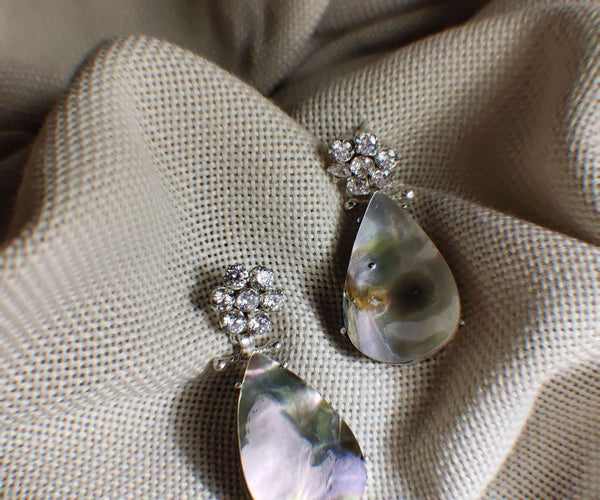 Primrose: A handcrafted Earrings featuring nan and hues of nan.