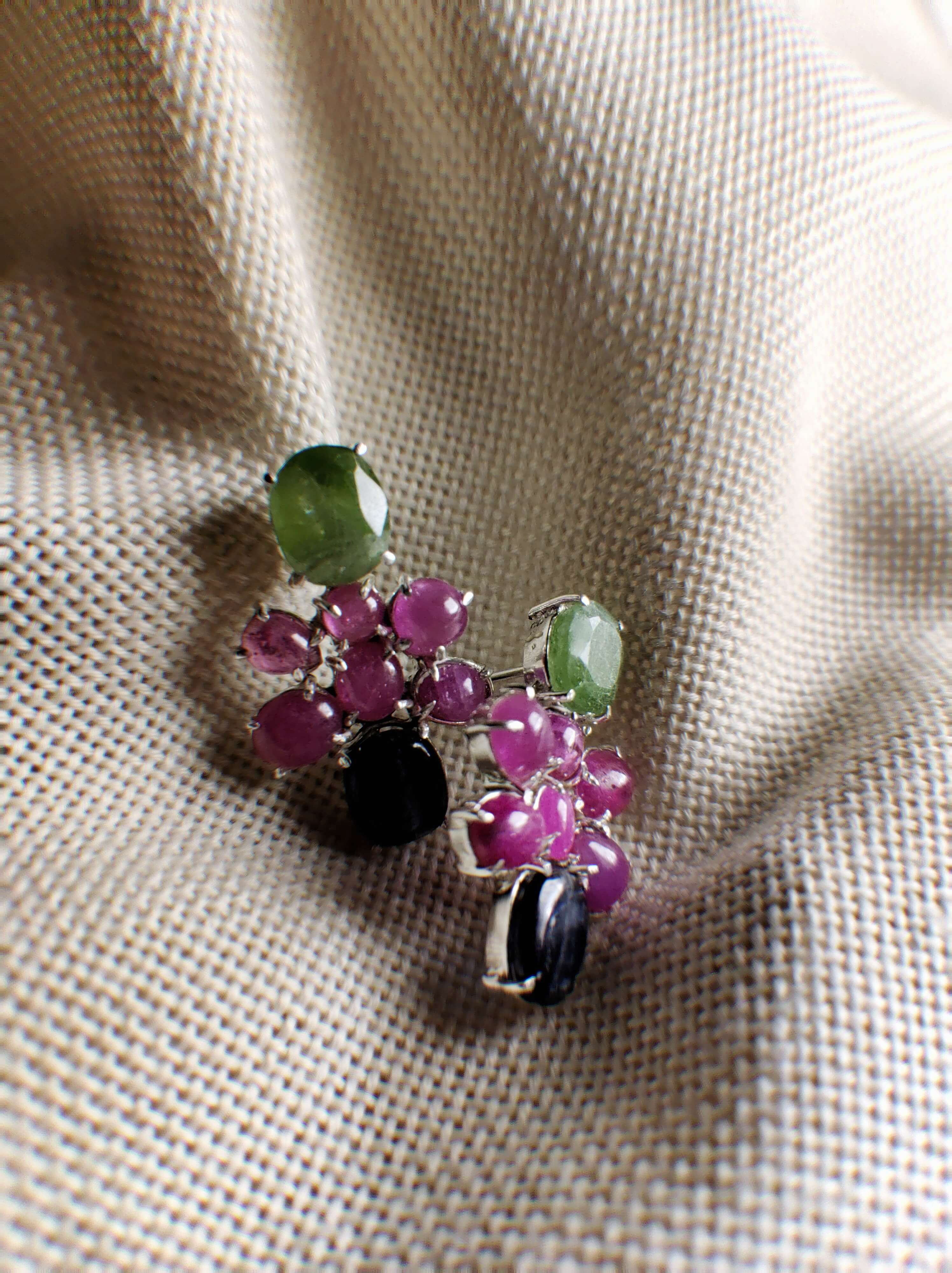 Queen's cup: A handcrafted Earrings featuring nan and hues of nan.