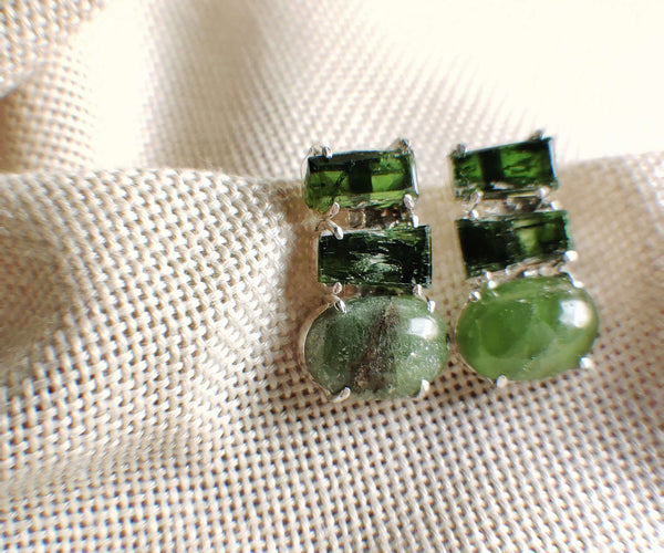 Hedysarum: A handcrafted Earrings featuring nan and hues of nan.