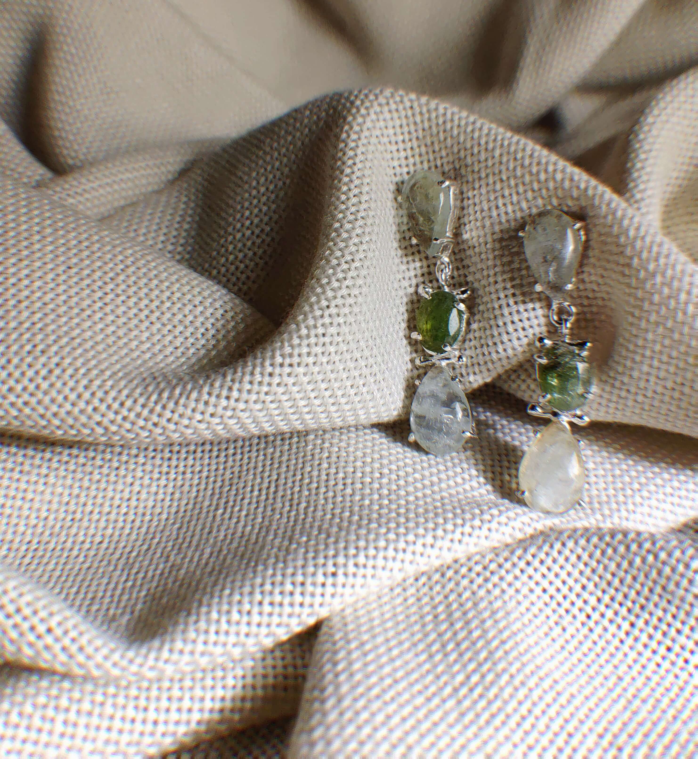 Hoya: A handcrafted Earrings featuring nan and hues of nan.