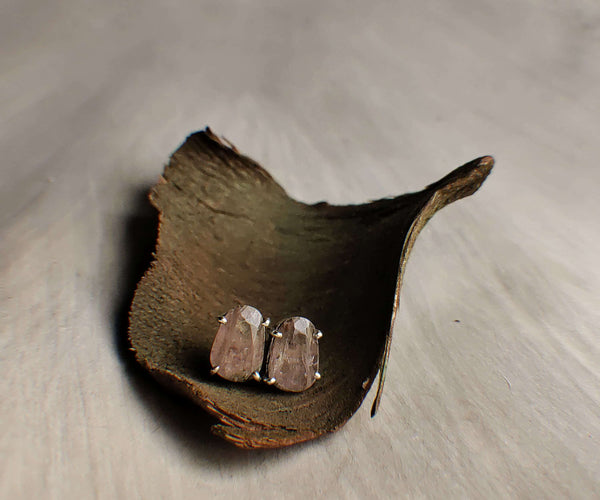 Amali: A handcrafted Earrings featuring Tourmaline and hues of Pink.